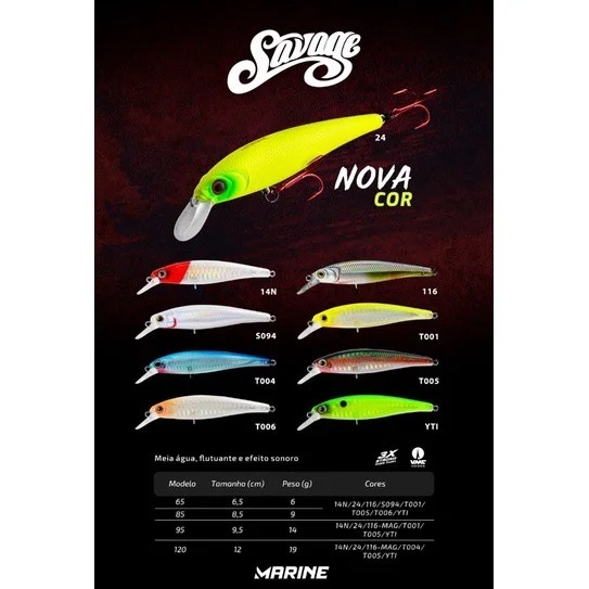 Isca Artificial Marine Sports Savage 120 - 19g