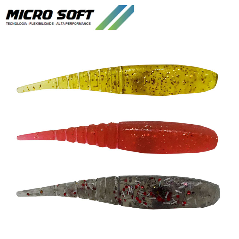 Isca Artificial Micro Soft Big Ones Micro ProShad - 4 UND