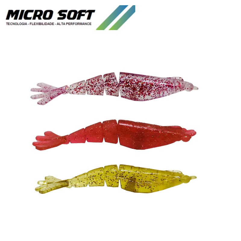 Isca Artificial Micro Soft Big Ones Micro Shrimp - 4 UND