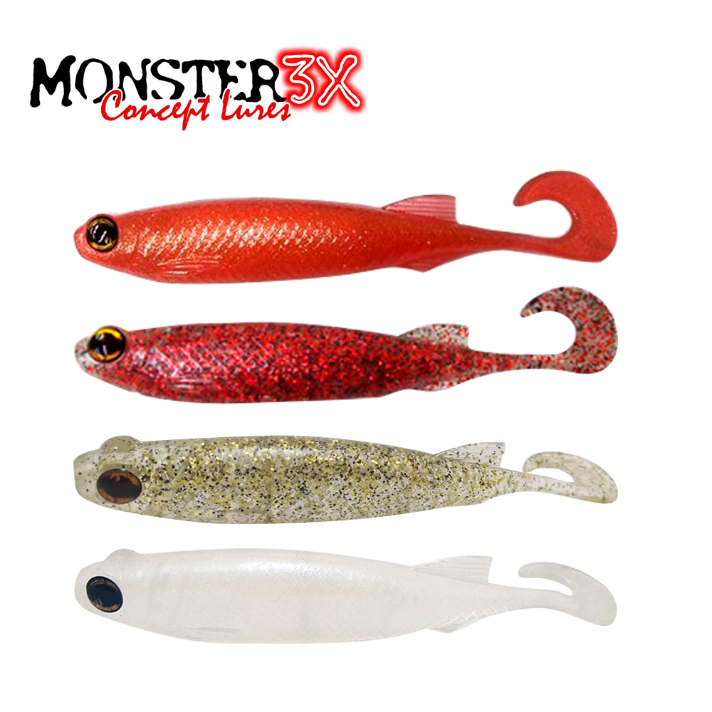 Isca Artificial Monster 3x E-Shad 12cm