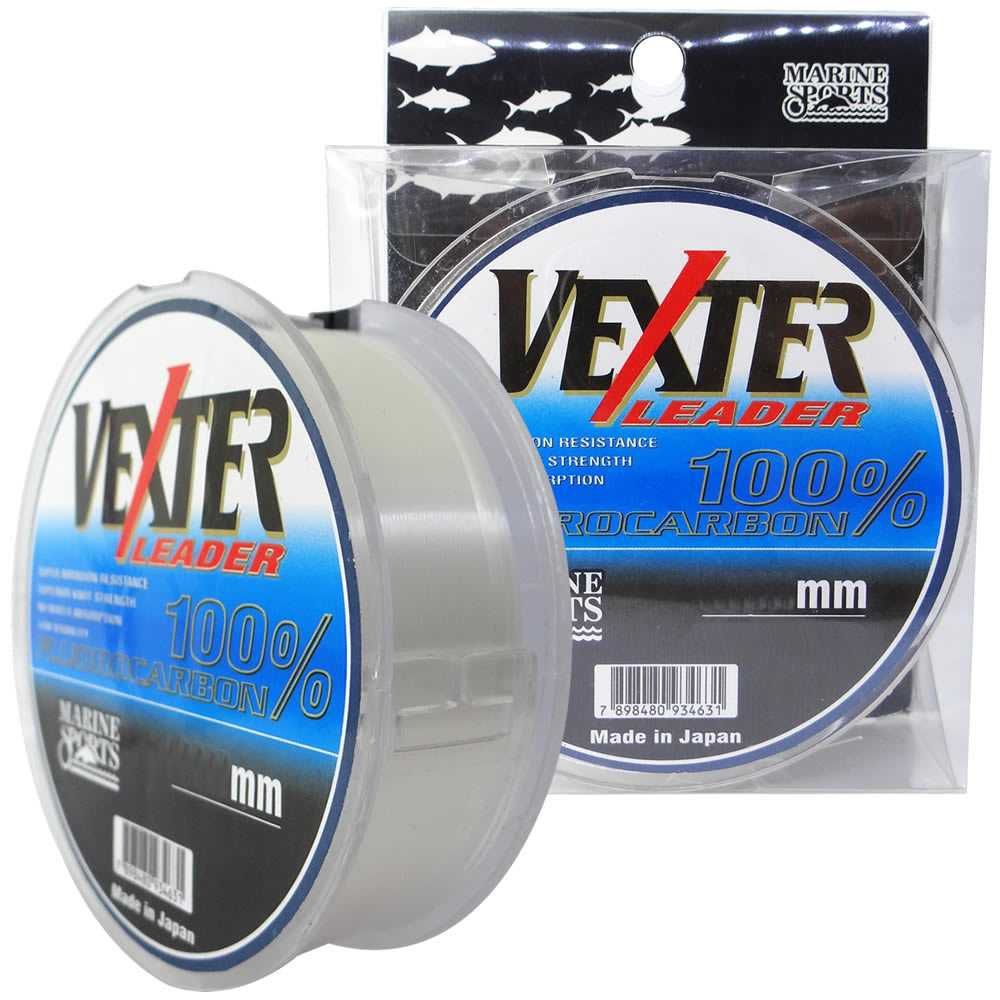 Linha Leader Fluorocarbon Marine Sports Vexter 50m