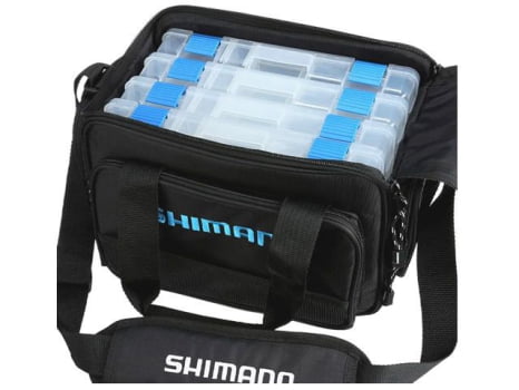 Bolsa Shimano Baltica G (Preta/Azul) -  4 Estojos