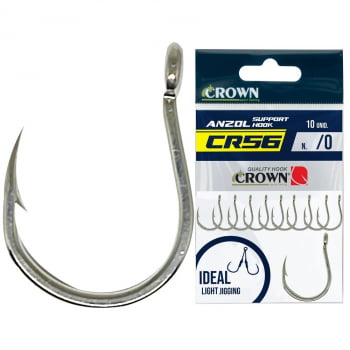 Anzol Crown Suporte Hook CR56 - Light Jigging / 10und