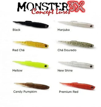 Isca Artificial Monster 3x Bacashad 13cm