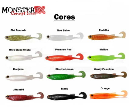 Isca Artificial Monster 3x E-Shad 12cm