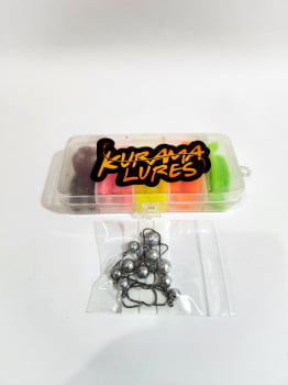 Kit Kurama 20 Sassy Shads 5.5cm + 10 jig heads - Ultra Light