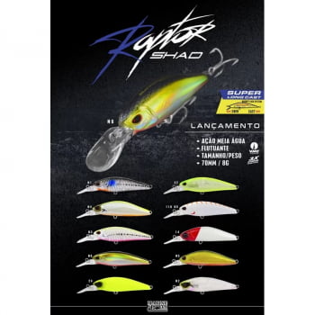 Isca Artificial Marine Sports Raptor Shad 70