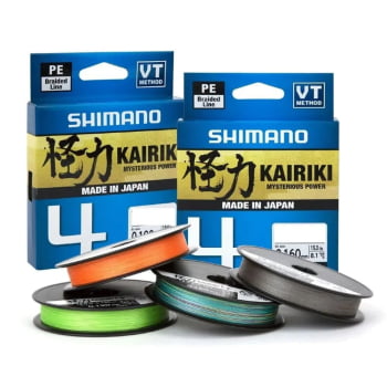 Linha Multifilamento Shimano Kairiki 4 300m