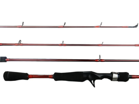 Vara de Pesca Saint Carbon Tech 5'8" 8-20lbs - Carretilha